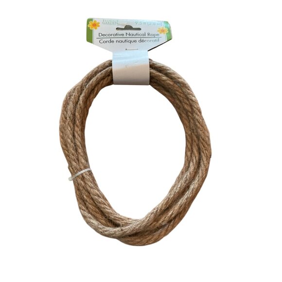Floral Garden Decorative Nautical Rope 9.5 Ft (2.8 M) - Picture 2 of 6